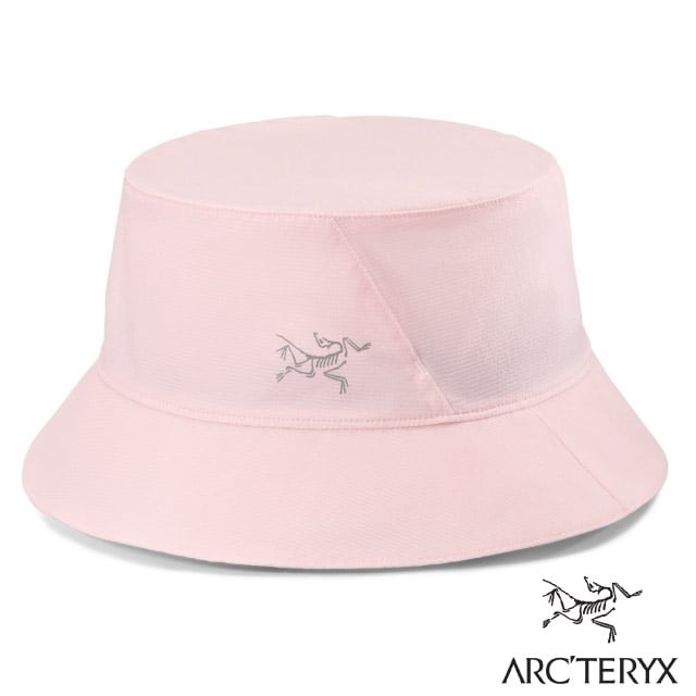 【ARCTERYX 始祖鳥】 防曬透氣漁夫帽.遮陽帽.可折疊圓盤帽.休閒運動帽/X000007767 野玫瑰粉✿30E010